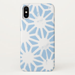 Bleek blauw geometrisch patroon Case-Mate iPhone case