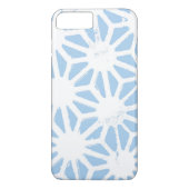 Bleek blauw geometrisch patroon Case-Mate iPhone case (Achterkant)