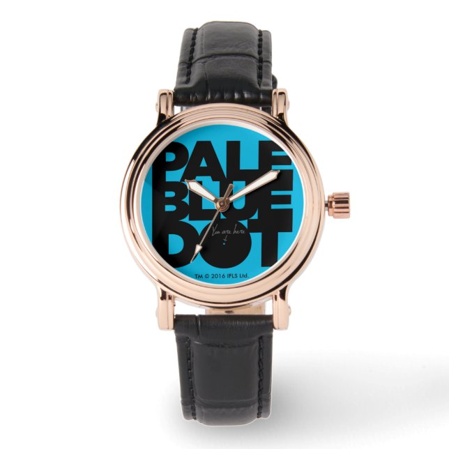 Bleek blauw horloge (Voorkant)