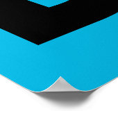 Bleek blauw poster (Hoek)