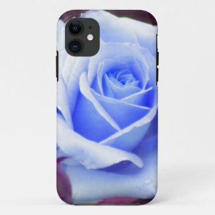 Bleek blauw Roos iPhone 5 hoesje