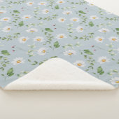 Bleek blauw Sherpa Blanket Sherpa Deken (3/4)