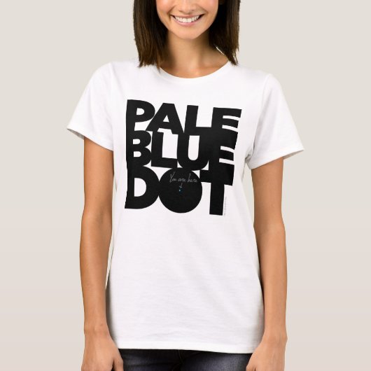 Bleek blauw t-shirt (Voorkant)