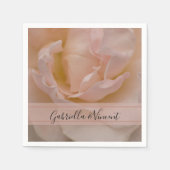 Bleek bleekroze roze bruiloft servetten (Voorkant)