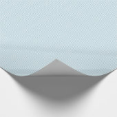 Bleek Blue Gingham Cadeaupapier (Hoek)