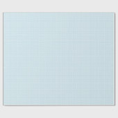 Bleek Blue Gingham Cadeaupapier (Vlak)