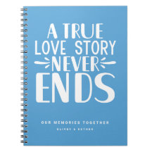 Bleek Blue Love Story eindigt nooit met Keepsake-N