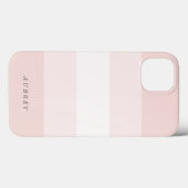 Bleek Blush roze verloopkleurenblok Case-Mate iPhone Case (Achterkant (horizontaal))