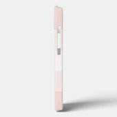 Bleek Blush roze verloopkleurenblok Case-Mate iPhone Case (Achterkant / Links)