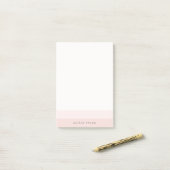 Bleek Blush roze verloopkleurenblok Post-it® Notes (Op bureau)
