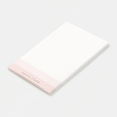 Bleek Blush roze verloopkleurenblok Post-it® Notes (Schuin)