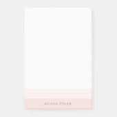 Bleek Blush roze verloopkleurenblok Post-it® Notes (Voorkant)