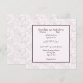 Bleek Bourgondië Abstract  Kaart (Voorkant / Achterkant)