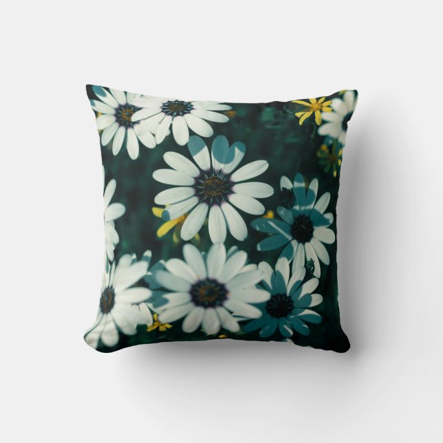 Bleek deeg Namaqualand Flowers Pillow-kussen Kussen (Voorkant)