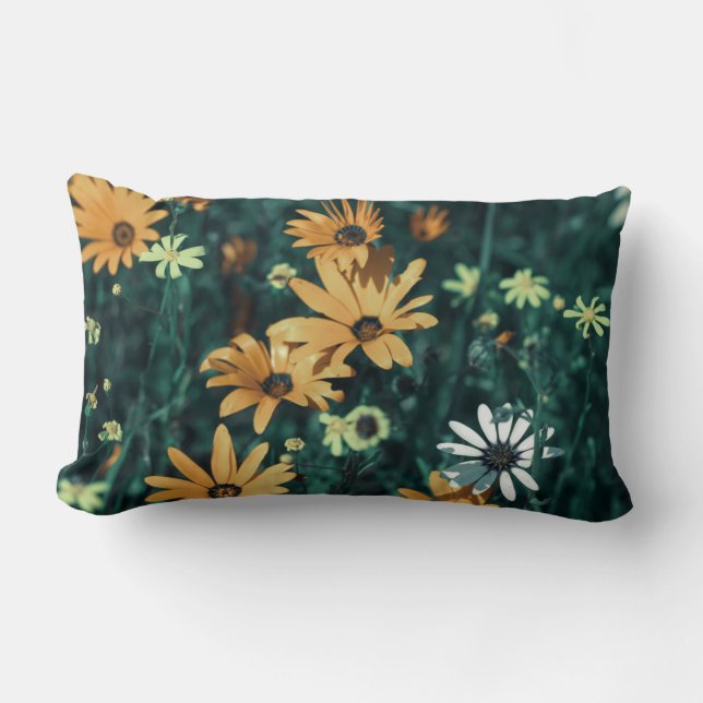 Bleek deeg Namaqualand Flowers Pillow-kussen Kussen (Voorkant)