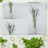 Bleek deeg van de Paarse lavender van Pastel Theedoek (Gevouwen)