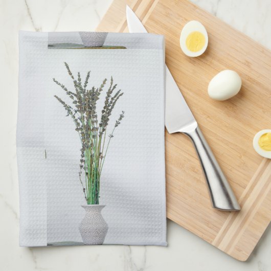 Bleek deeg van de Paarse lavender van Pastel Theedoek (Quarter Fold)