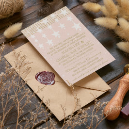 Bleek Dogwood en Gold Wedding onder de sterren Kaart