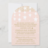 Bleek Dogwood en Gold Wedding onder de sterren Kaart (Voorkant)