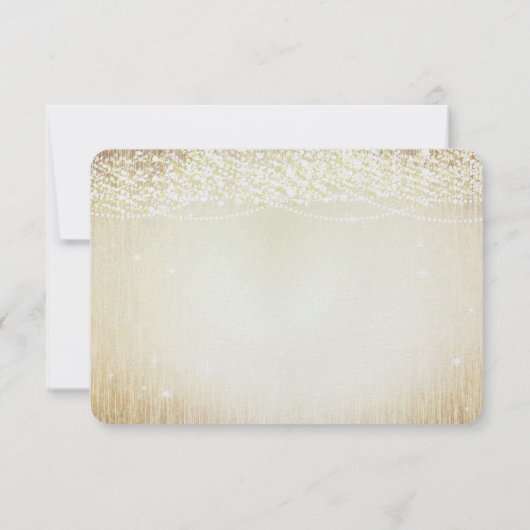 Bleek Dogwood Heart Leaf Tree Gold Hartelijk dank Bedankkaart (Achterkant)