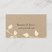 Bleek Floral Extravaganza Soft Pastel Visitekaartje (Achterkant)