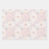  Bleek Floral Inpakpapier Vel (Voorkant 3)