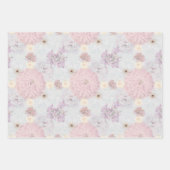  Bleek Floral Inpakpapier Vel (Voorkant 2)