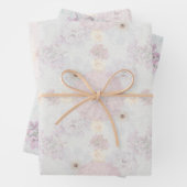  Bleek Floral Inpakpapier Vel (In situ)