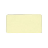  Bleek Geel  Achtergrond Sjabloon Etiket (Voorkant)