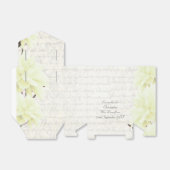  bleek geel bloembloesem, bloesem, bruiloft bedankdoosjes (Uitgevouwen)