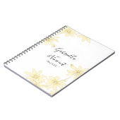 Bleek Geel Dagen Weddenschap Boek Notitieboek (Linkerzijde)