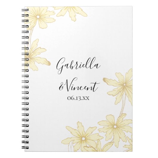 Bleek Geel Dagen Weddenschap Boek Notitieboek (Voorkant)