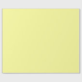 Bleek geel effen kleur | Klassiek | Elegant Cadeaupapier (Vlak)