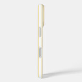 Bleek geel en wit snoep strepen Case-Mate iPhone case (Achterkant / Rechts)