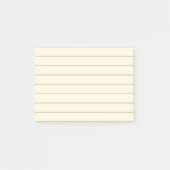 Bleek geel gestreken papier Post-it notities Post-it® Notes (Voorkant)