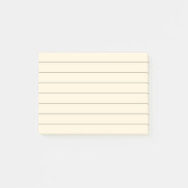 Bleek geel gestreken papier Post-it notities Post-it® Notes