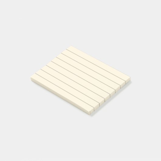 Bleek geel gestreken papier Post-it notities Post-it® Notes (Schuin)