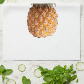 Bleek Geel Groen Gummijn Pineappelpatroon Theedoek (Gevouwen)