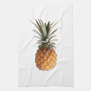 Bleek Geel Groen Lekker Ananas Patroon Theedoek