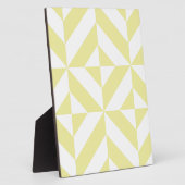 Bleek geel patroon van decomgrenzingskubus fotoplaat (Zijkant)