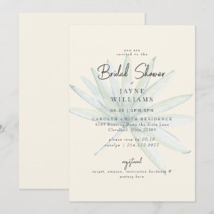 Bleek geel tropisch schijfje Vrijgezellenfeest Kaart