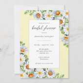 Bleek geel wild madeliefjes Vrijgezellenfeest Kaart (Voorkant)