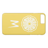 Bleek-gele Aziatische Moods Mandalla Case-Mate iPhone Case (Achterkant (Horizontaal))