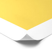 Bleek-gele Aziatische Moods Mandalla Poster (Hoek)