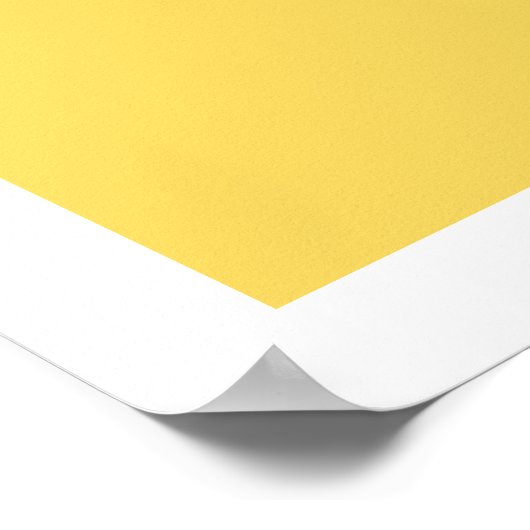 Bleek-gele Aziatische Moods Mandalla Poster (Hoek)