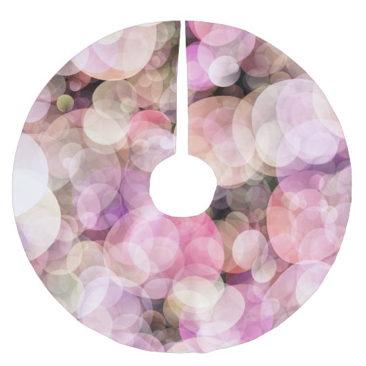 Bleek gele bubbels: Elegant Decor Kerstboom Rok (Voorkant)