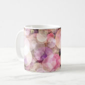 Bleek gele bubbels: Elegant Decor Koffiemok (Voorkant links)