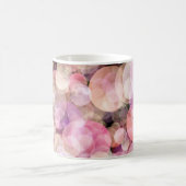Bleek gele bubbels: Elegant Decor Koffiemok (Center)