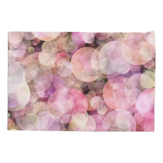 Bleek gele bubbels: Elegant Decor Kussensloop (Achterkant)