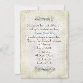 bleek gele daisy macro op verscheurd randpapier kaart (Achterkant)